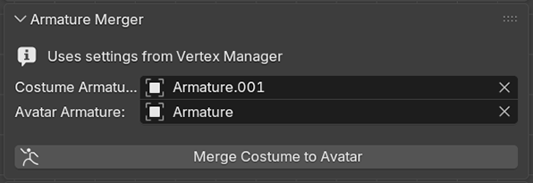 Armature Merger Panel